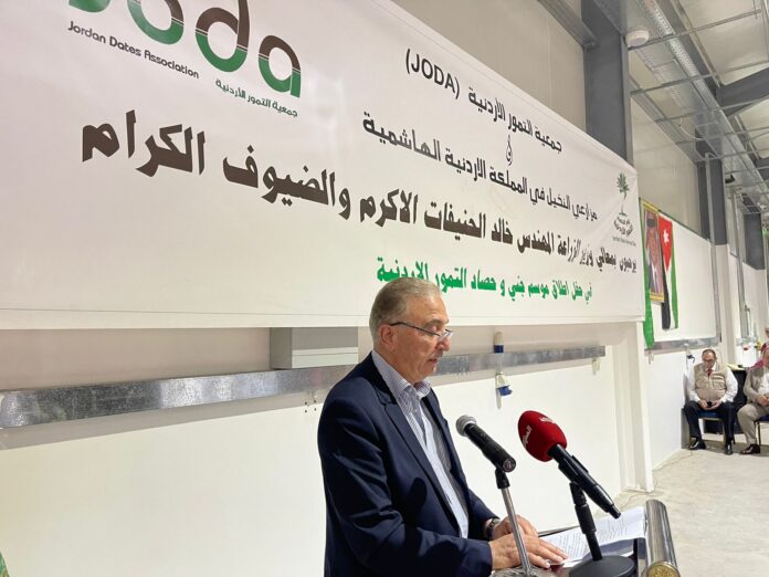 رئيس جمعية التمور الاردنية يستقبل وفدًا من مزارعي النخيل في فلسطين